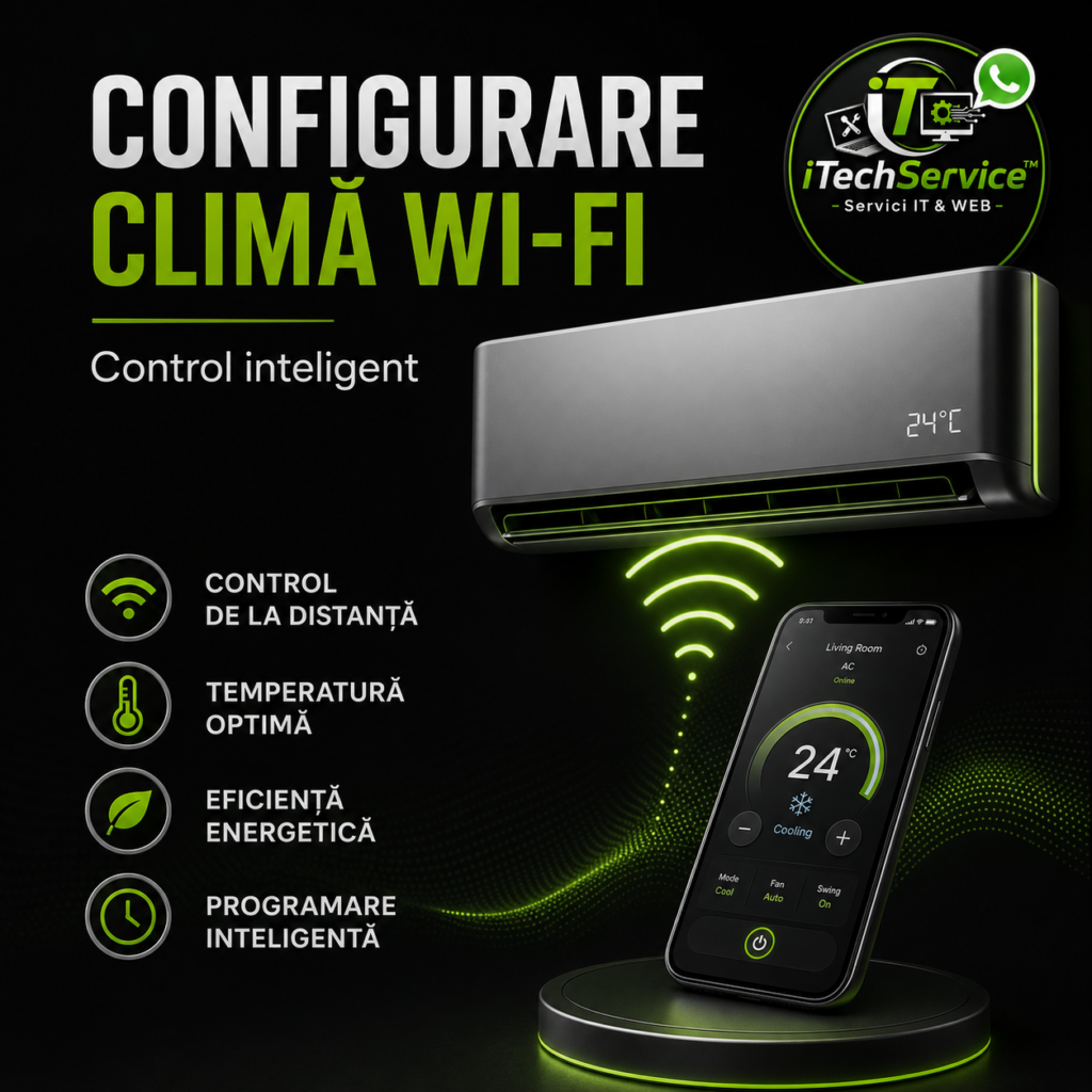 Configurare climă Wi-Fi — iTechServiceTM