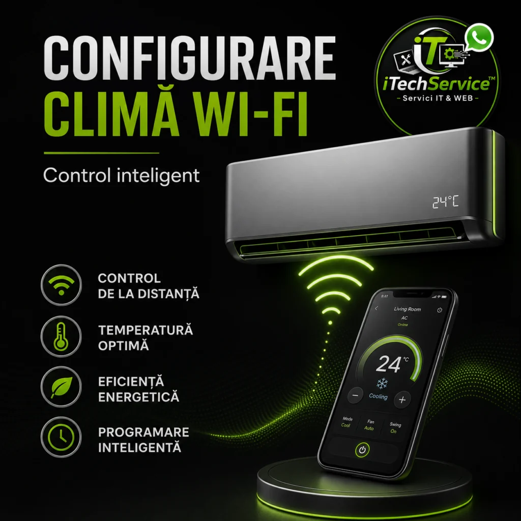Configurare climă Wi-Fi — iTechServiceTM