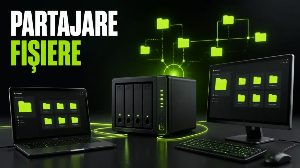 Configurare partajare fișiere