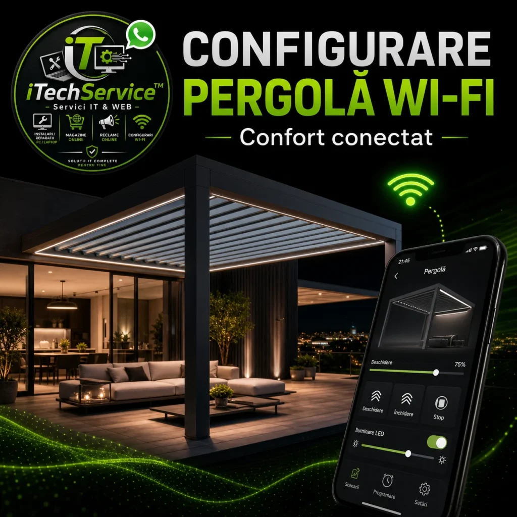 Configurare pergolă Wi-Fi — iTechServiceTM