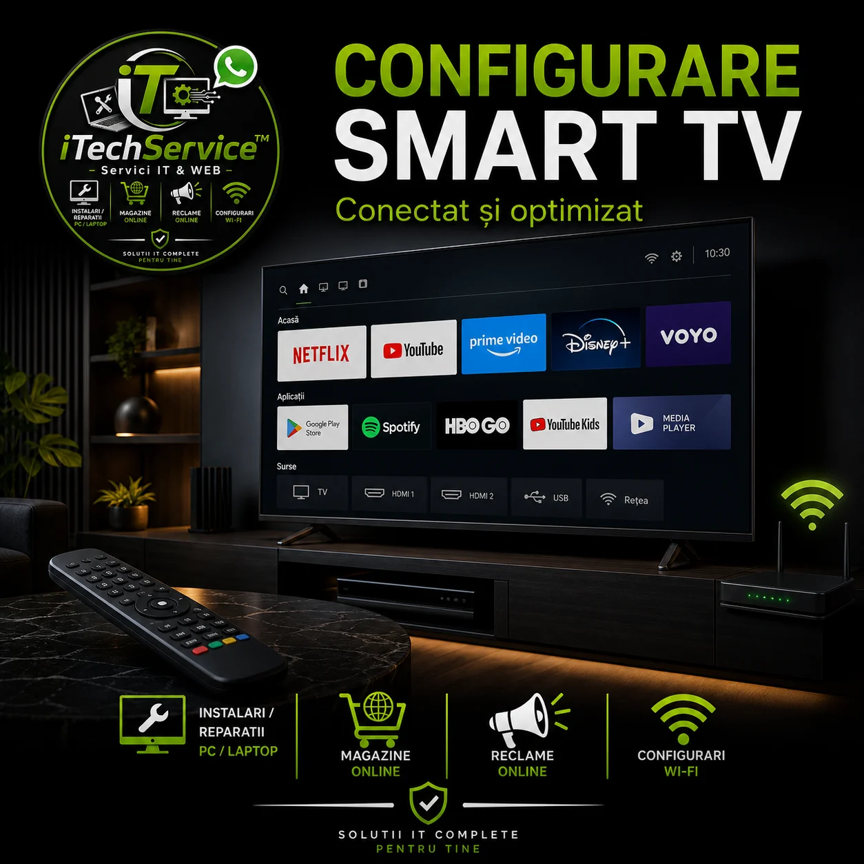 Configurare Smart TV — iTechServiceTM