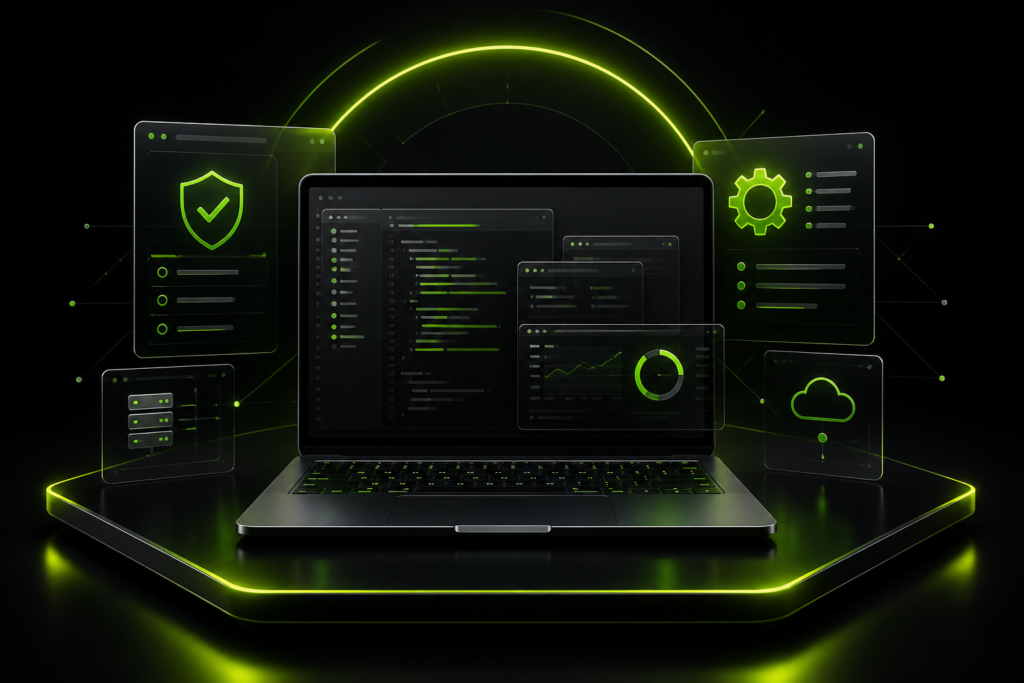 Laptop și interfețe pentru consultanță software