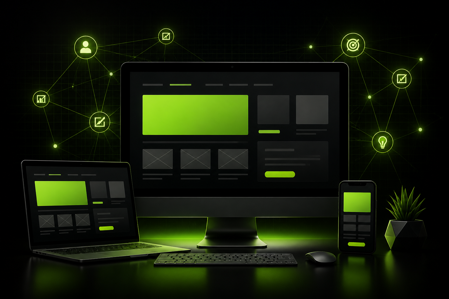 Ecrane responsive pentru consultanță Web