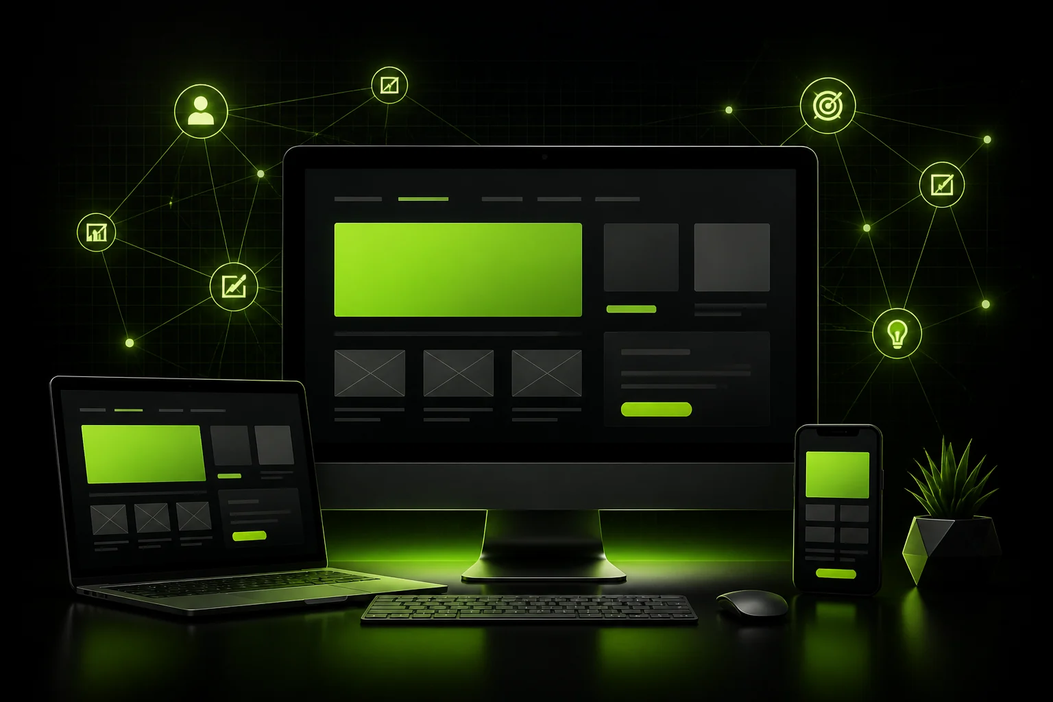 Ecrane responsive pentru consultanță Web