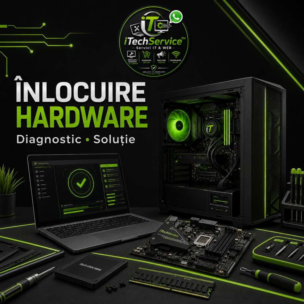 Înlocuire hardware PC / laptop — iTechServiceTM