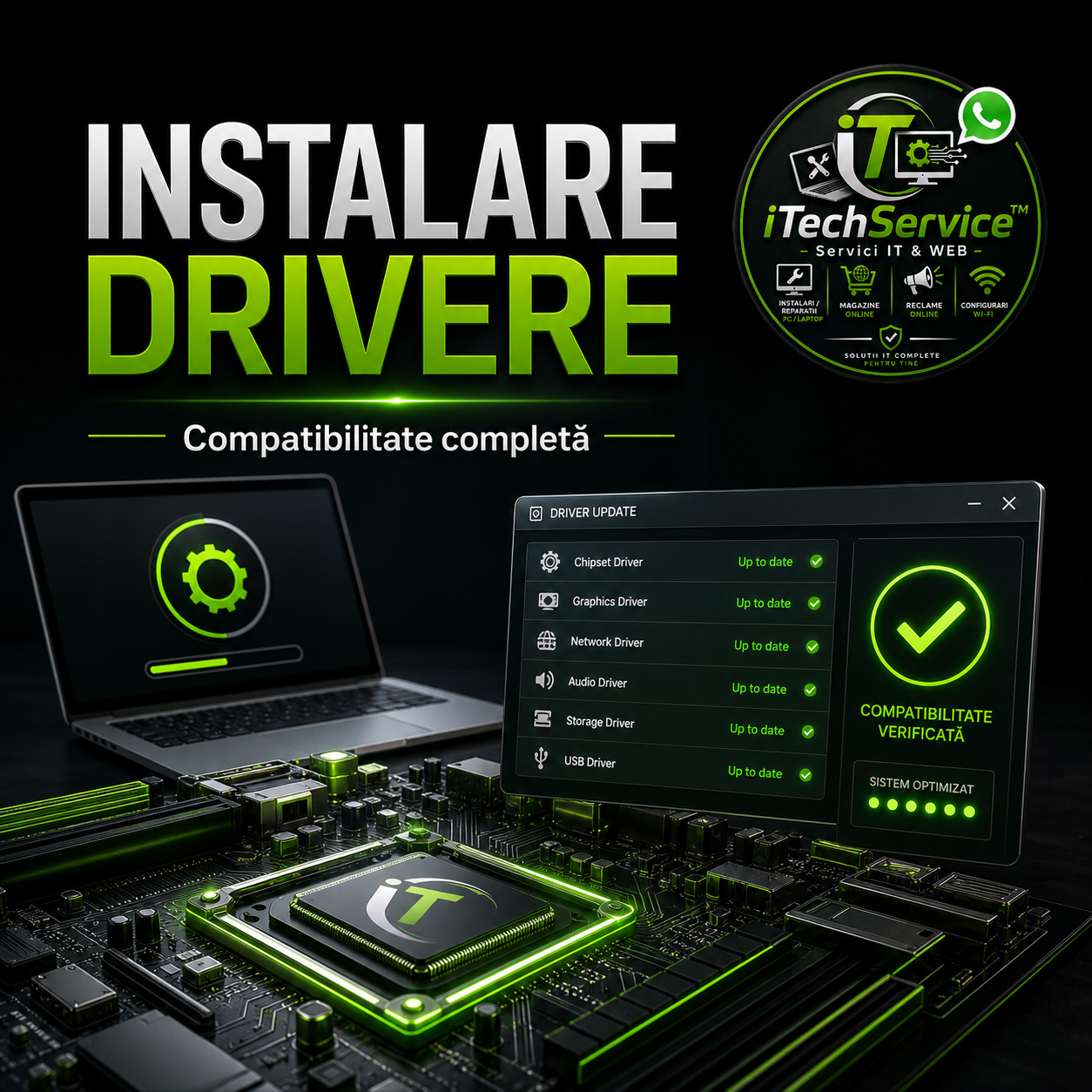 Instalare drivere — iTechServiceTM