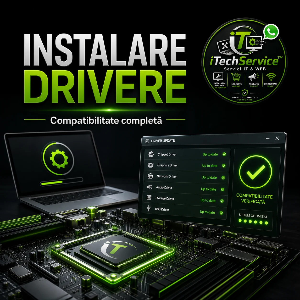 Instalare drivere — iTechServiceTM