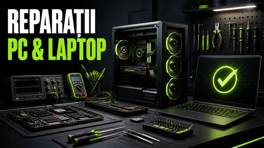 Reparații calculatoare și laptopuri