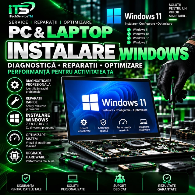 instalare windows , reparatii pc laptop