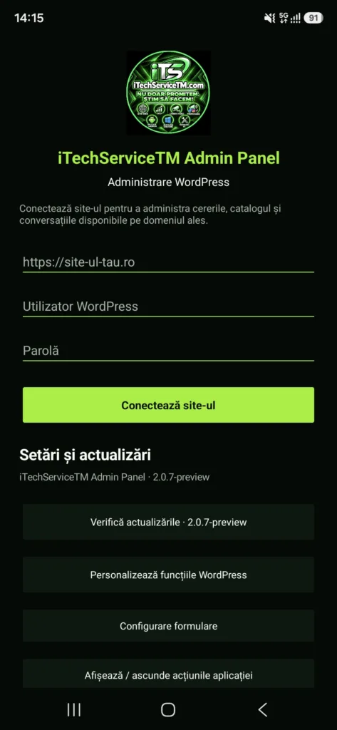 Încărcat din Portofoliu — aplicația iTechServiceTM Mobile