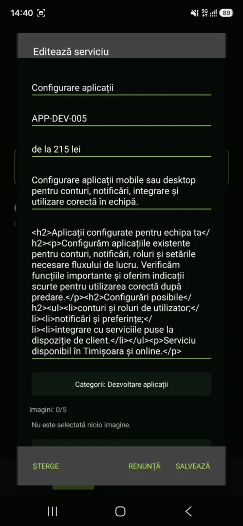 Încărcat din Portofoliu — aplicația iTechServiceTM Mobile