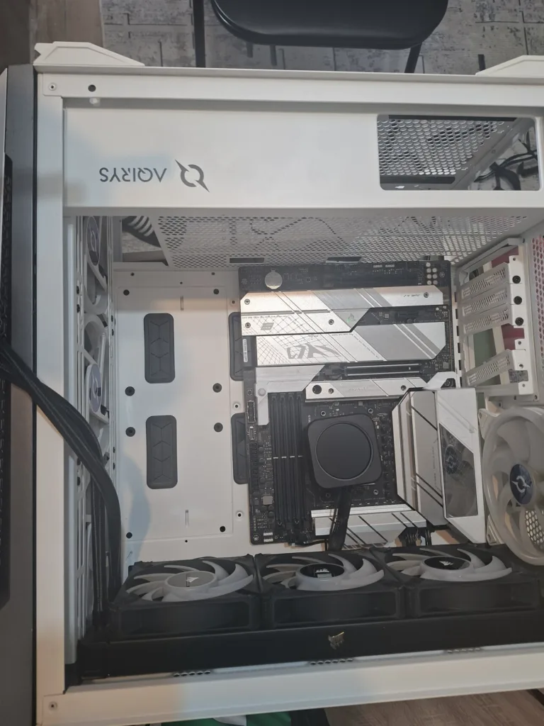 Initial configuration before disassembling the motherboard