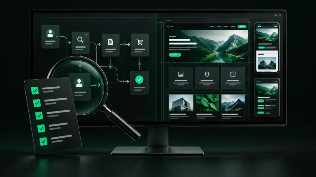 UX/UI Audit for websites – desktop and mobile analysis
