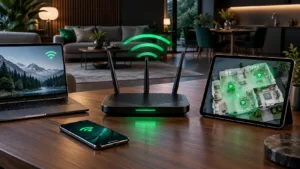 At-home Wi-Fi setup in Timisoara