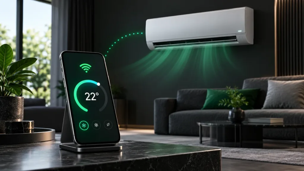 Wi-Fi climate control setup