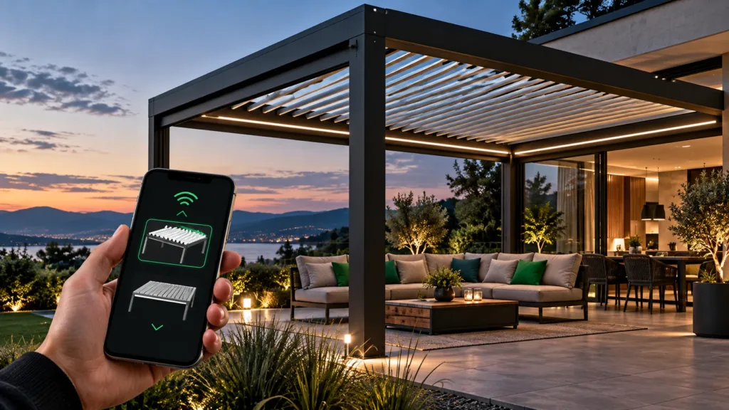Wi-Fi pergola setup